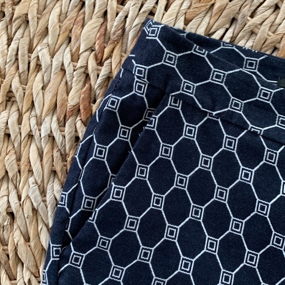 Talbots Geo Print Signature Fit Crop - Picture 5 of 11